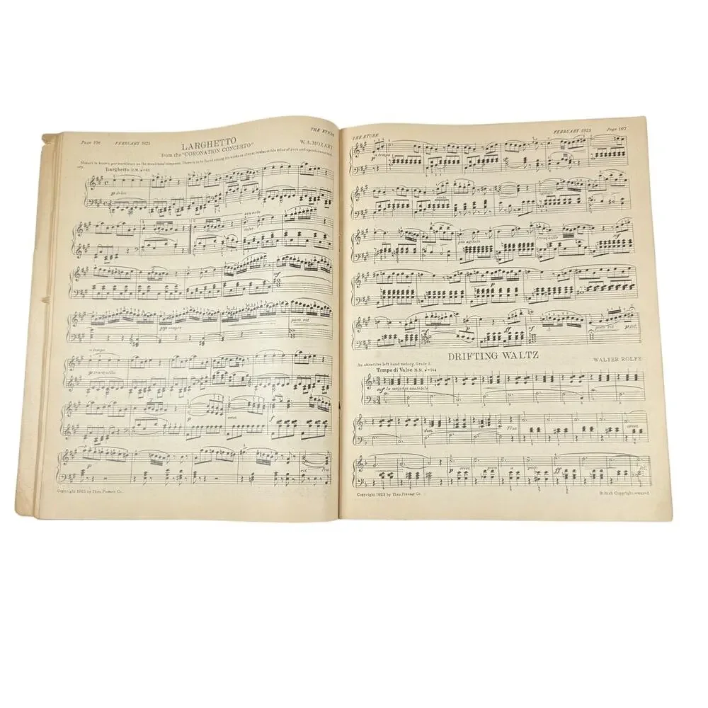 The Etude Music Magazine Feb 1925 - Giacomo Puccini Cover